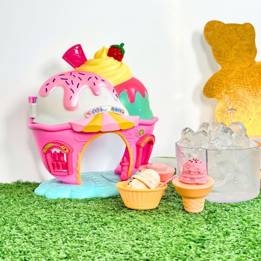 Kit Casinha Sorvete com Acessórios Brinquedo Infantil Criativo e Divertido
