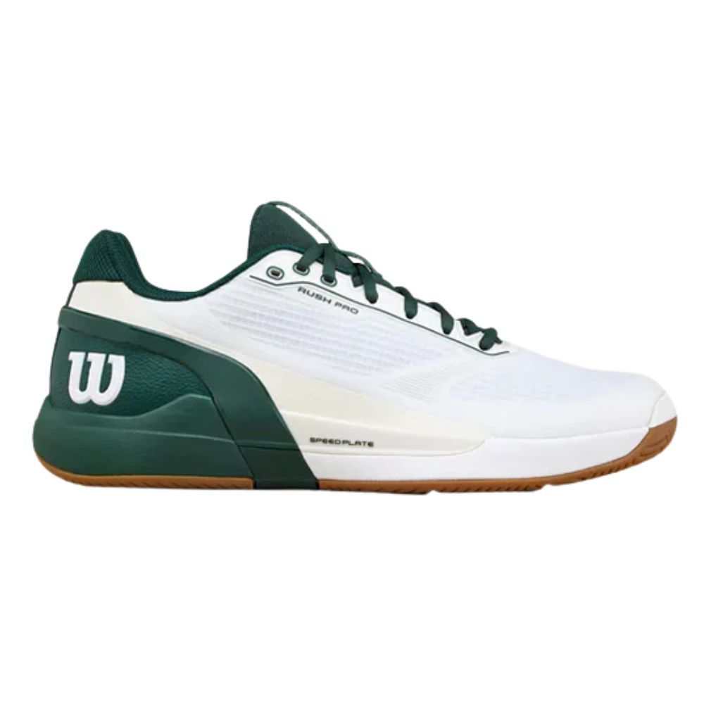 Tênis Wilson Rush Pro 5 All Court - Branco, Verde e Marrom