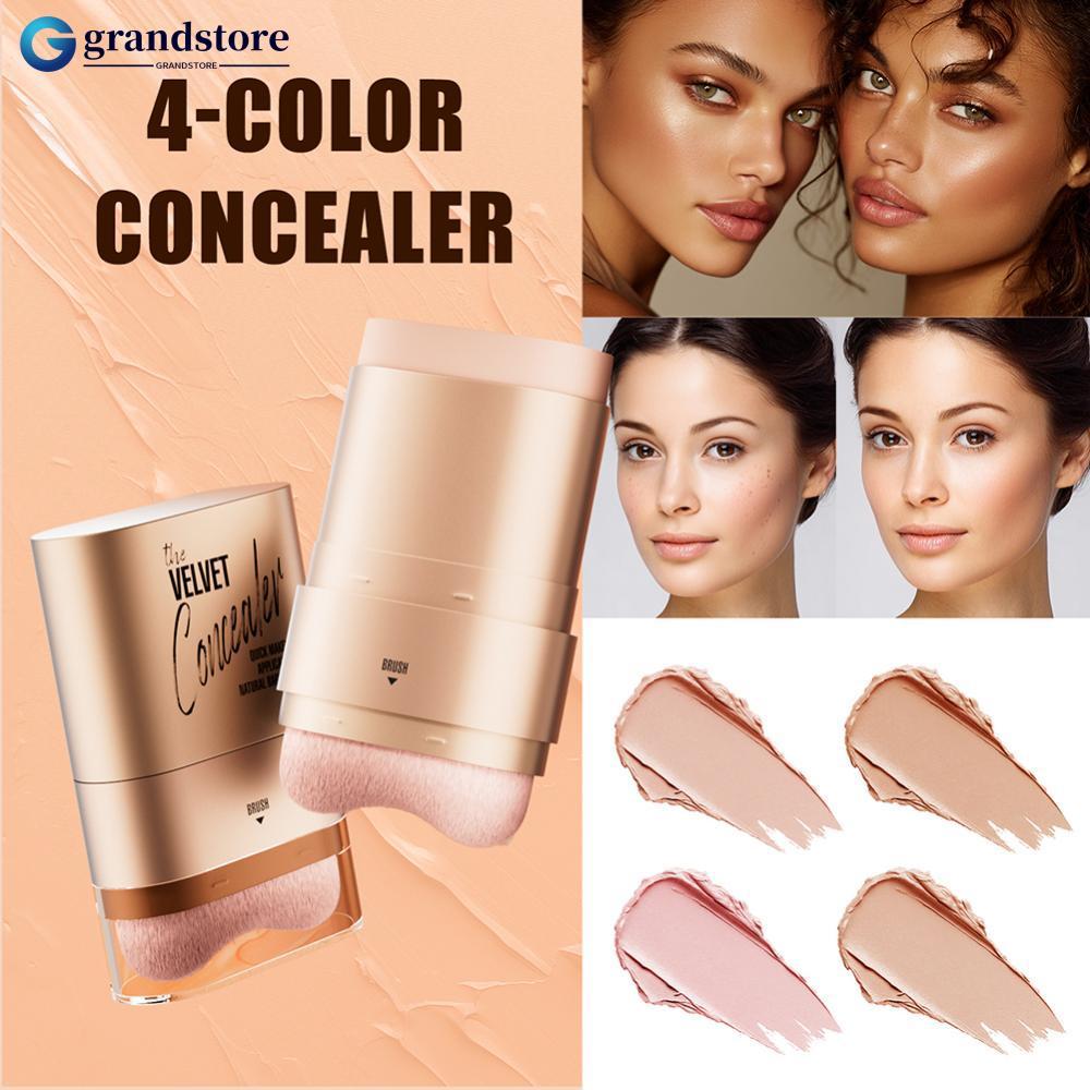 GRANDSTORE 2-Em-1 Corretivo Fundação Vara Cobre Olheiras À Prova Dwaterproof Água Resistente Ao Suor Maquiagem Facial Bo