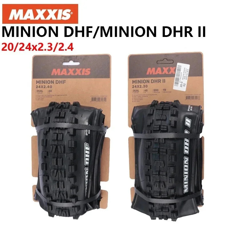 MAXXIS MINION DHR Ii/DHF Pneus Infantis Off-road Sem Câmara De Ar Para Mountain Bike Downhill XC 20 Polegadas 24