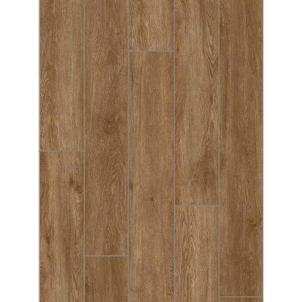 Piso Vinílico LVT Colado Modaza Madera, 18,7 x 122,7 cm