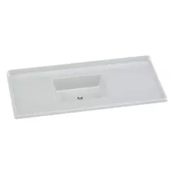 Pia De Cozinha Mármore Sintético 120x55cm Multimóveis CR20479 Off White