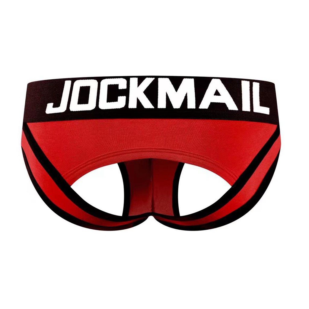 JOCKMAIL Algodão Masculino Jockstrap Cuecas Conforto Respirável Diário Casual Cueca JM312