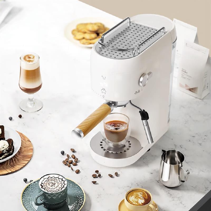 110V 220V máquina de café expresso doméstica pequena máquina de café expresso semiautomática uma servindo espresso compl