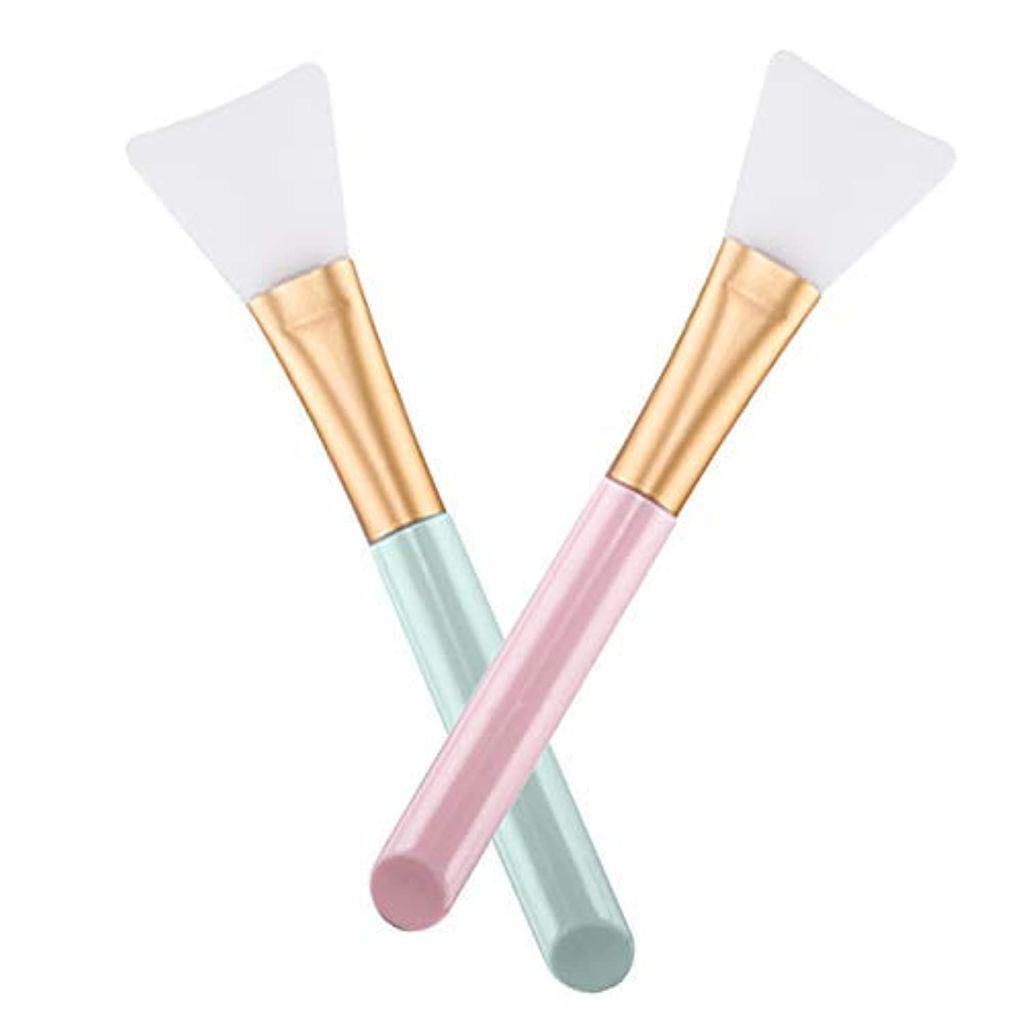 2 Pincéis de Silicone para Máscara Facial, Ferramenta de Beleza para Máscara, Pincel Aplicador de Máscara Facial de Sili