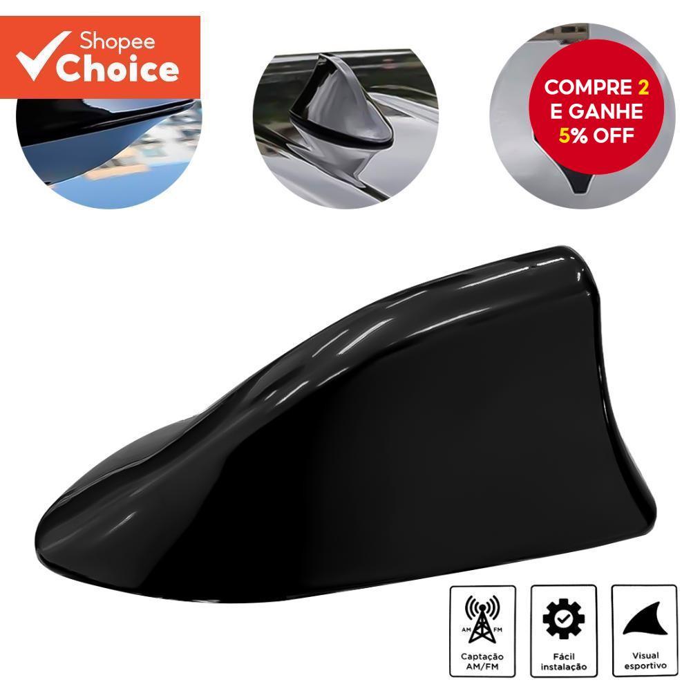 Antena Automotiva De Rádio Shark Fin FM Projeto De Sinal Para Todos Os Carros De Teto Curvo