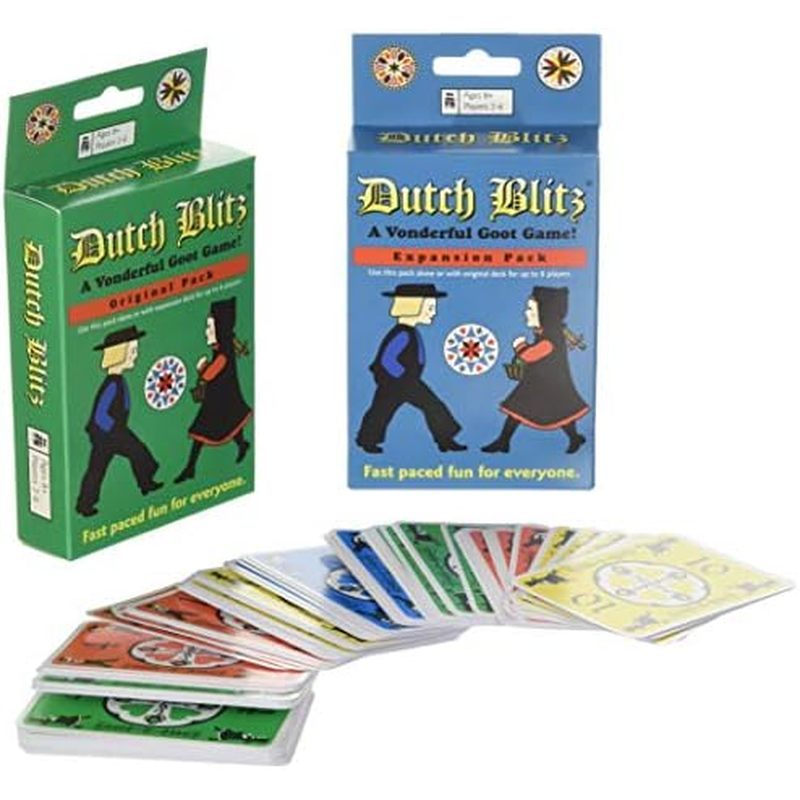 Dutch Blitz : Combinação Original E De Expansão , Jogo De Cartas Fast Paced , Divertido Para Todos , Ótimo Família , Com