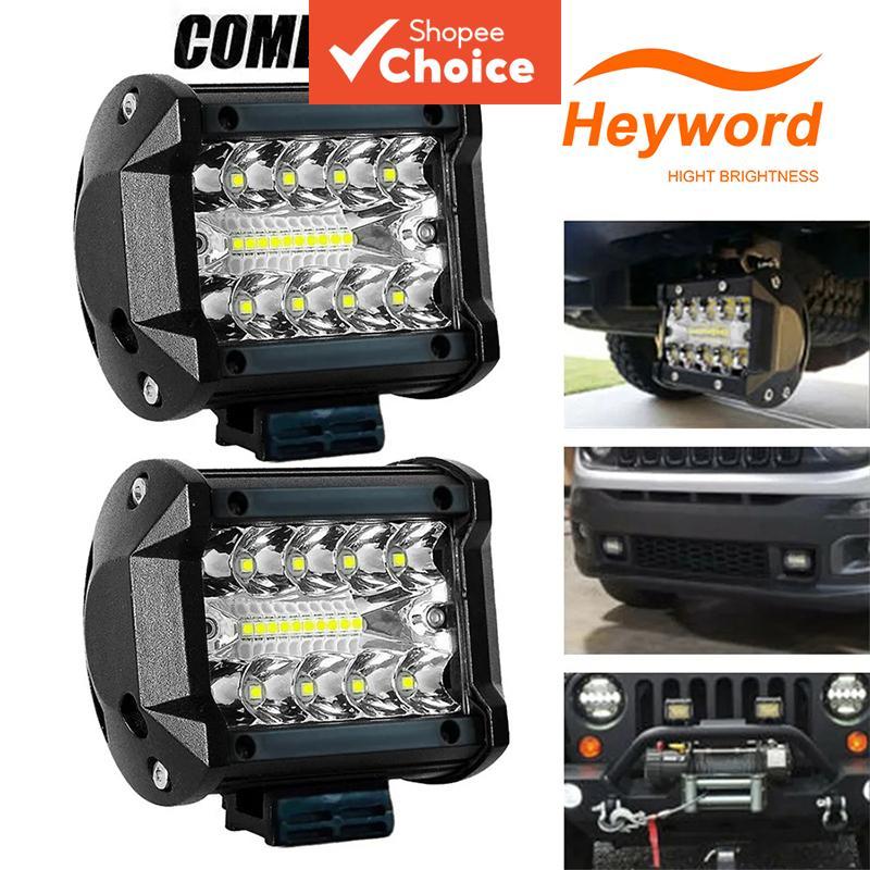 Heyword 4 polegadas LED Pod Lights, combinação de spot e flood, para neblina, condução 4x4 Off-Road, caminhão, barco