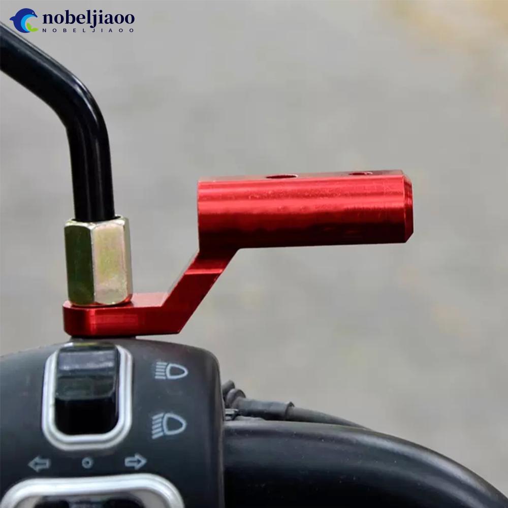 NOBELJIAOO Universal CNC Motowolf Motocicleta Espelho Retrovisor Expansor Suporte Adaptador De Alta Qualidade Montagem G