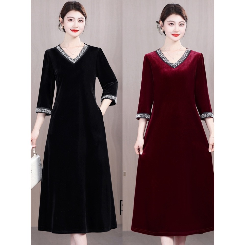Roupas para mães de tamanho grande, roupas femininas para idosos de meia-idade, vestido de 50 anos, roupas de primavera,