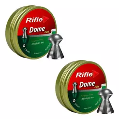 2x Chumbinho 5.5mm Rifle 250un Dome Field 18.36gr Super Box