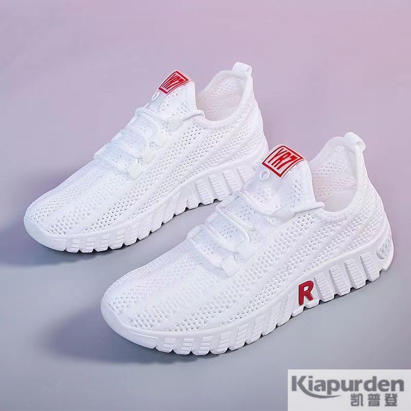 Sapatos femininos 2026 novo estilo primavera verão outono primavera sapatos de pano feminino respirável malha sapatos Al