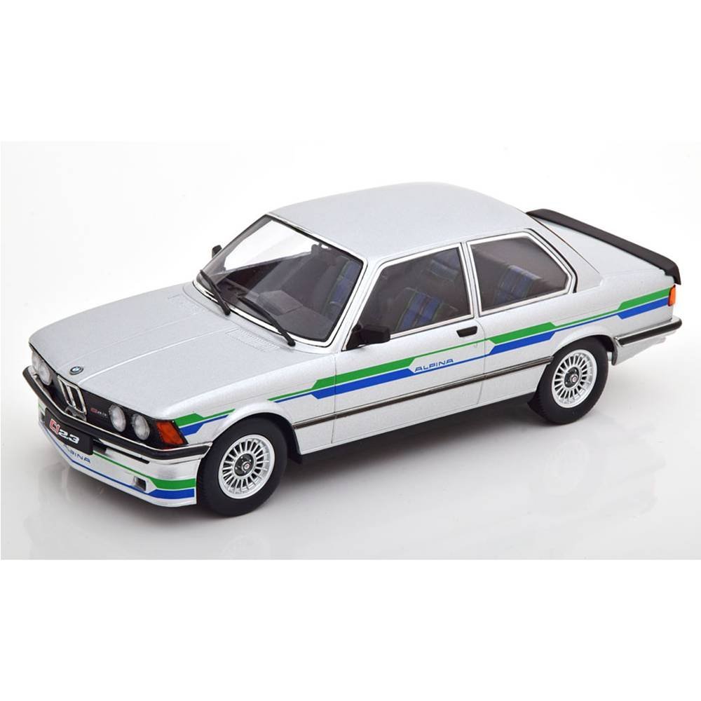 Miniatura Carro BMW Alpina C1 2.3 E21 (1980) - Prata - 1:18 - KK Scale