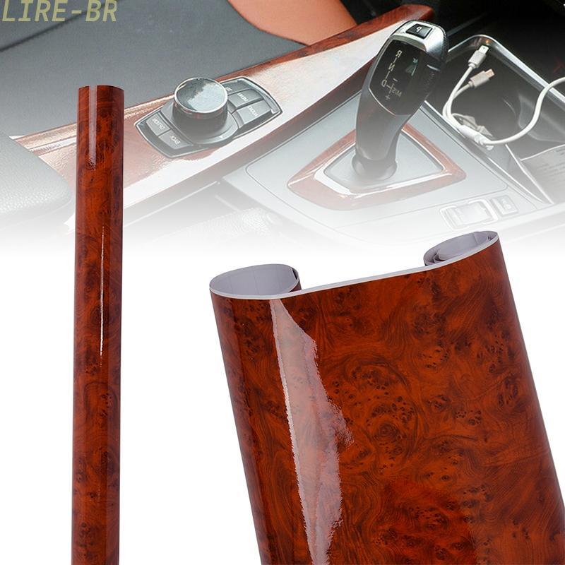 LIRE❤️Waterproof Walnut Wood Grain Vinyl Wrap-Car Wrap-Roll Film Skin-Sticker 30*120cm