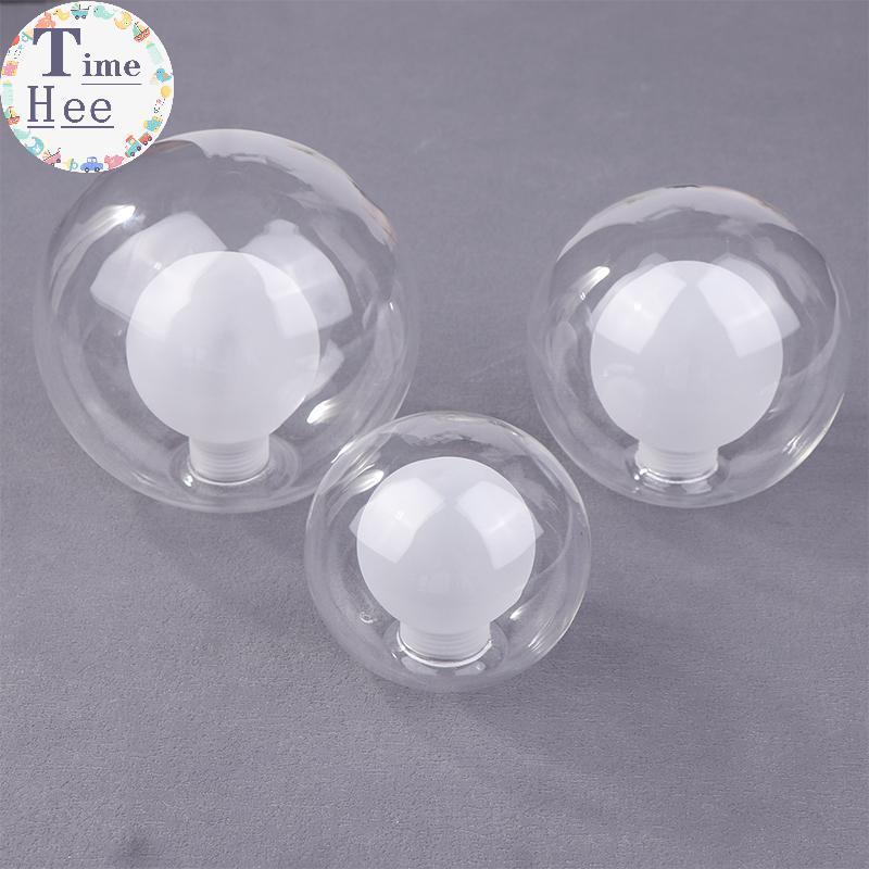 TimeHee Bola Em G9 Globo Sombra De Vidro Substituição Branco Claro D80mm D100mm D120mm Ajustador Abertura Abajur G9 Capa