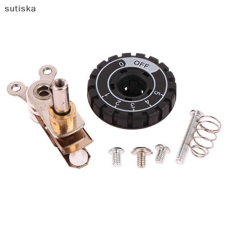 sutiska 1 Conjunto De Termostato Com Botão De Encaixe Para ES-300 94A 94B De Ferro A Vapor Elétrico Controle De Temperat