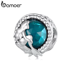 Bamoer Charme Sereia Pingente Faltante DIY Para Pulseira Presentes Mulheres