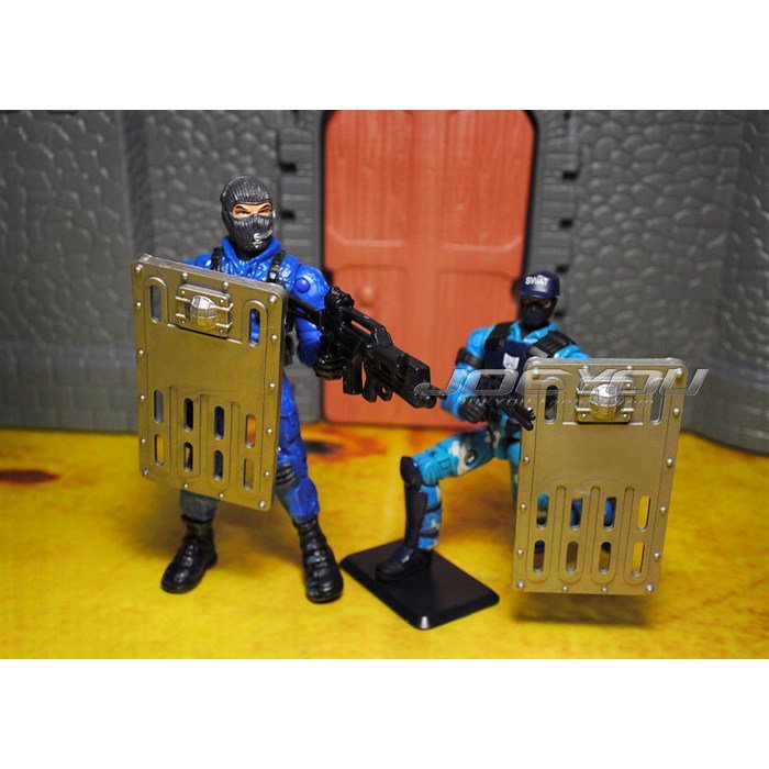 Nova Figura de Ação das Forças Especiais de 3,75 polegadas em escala 1:18, Acessório de Soldado, Escudo, Escudo SWAT, EA
