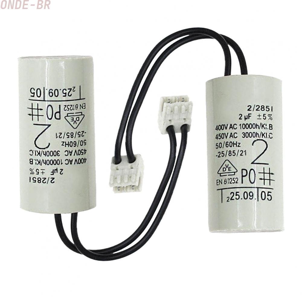 2PCS 2uF Motor Run Capacitor for Boiler Water Pump Motor Performance Restoration