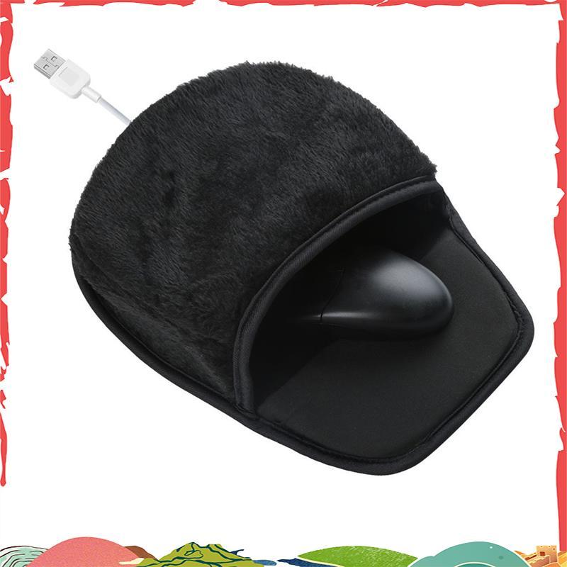 USB Aquecido Mouse Pad Digitação Mão Mais Quente Inverno Pelúcia Aquecimento Mesa Acessório Do Computador Para O Trabalh