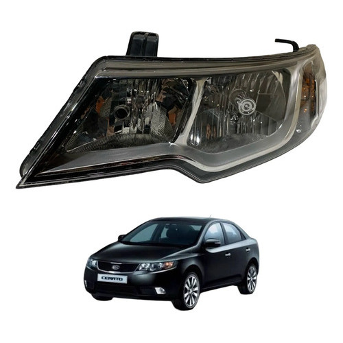 Farol Esquerdo Foco Duplo Kia Cerato 2009 A 2013 Esquerdo/motorista