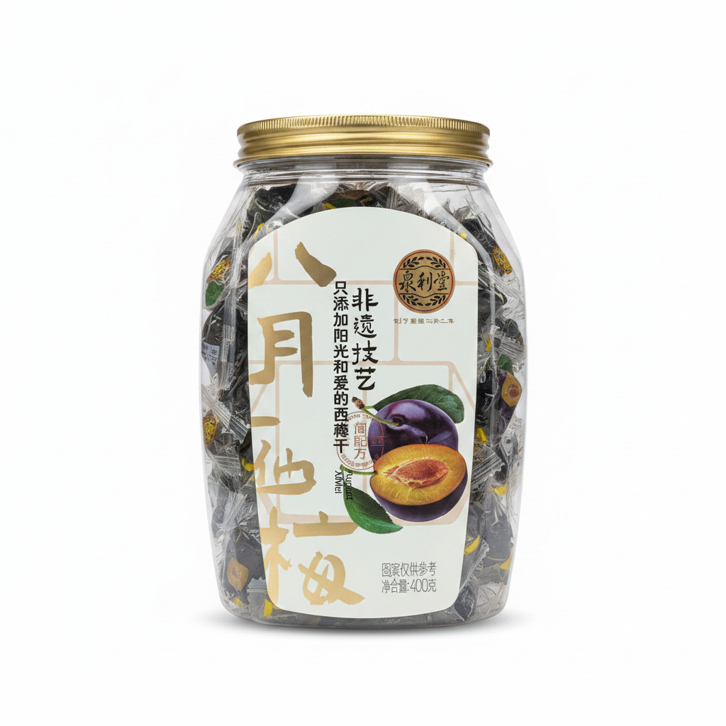 Ameixa Seca de Agosto Pote 400g Quanlitang - Importado China - Mumy Box