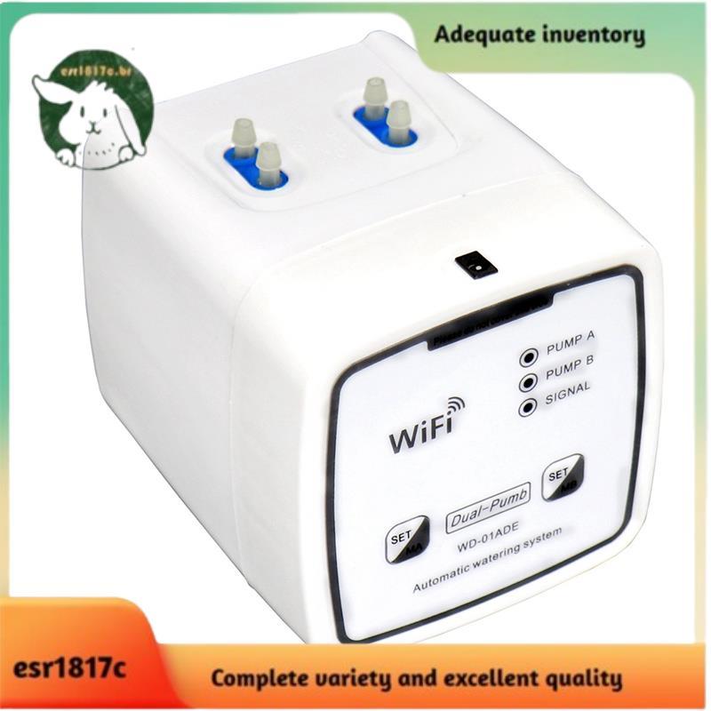 Dispositivo De Rega Inteligente Para Equipamentos Hidropônicos WIFI Bomba Dupla Sistema De Irrigação Por Gotejamento Aut