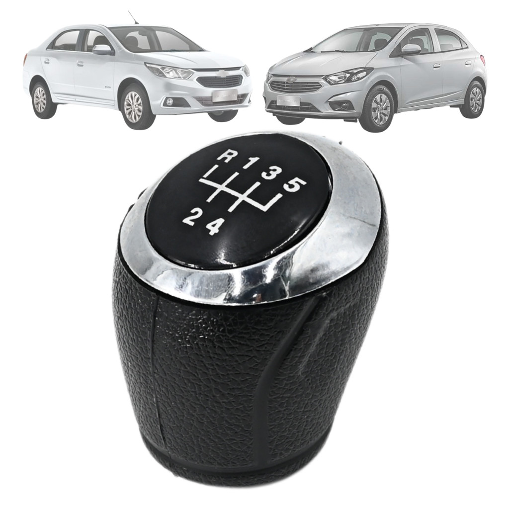 Bola Câmbio De Pressão Preto Chevrolet Preta Alavanca Onix