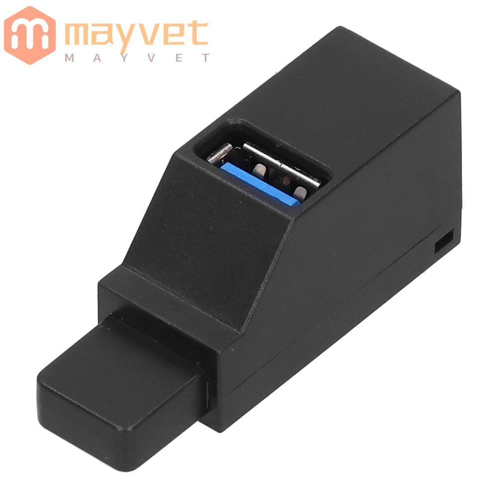 MAYVET 1 Pcs USB 3.0 Hub , Plug and Play Divisor De 3 Portas , Com Cordão Preto Adaptador De Distribuição