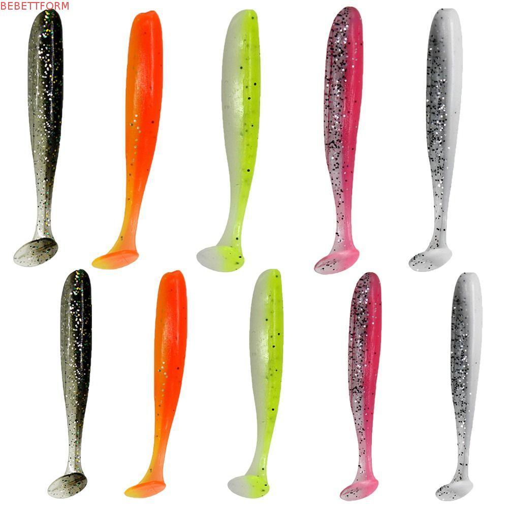 BEBETTFORM 100 Pcs Paddle Tail Swimbaits , Isca De Natação Colorida De 7 Cm 9 , Iscas De Pesca De PVC Macio Tipoia