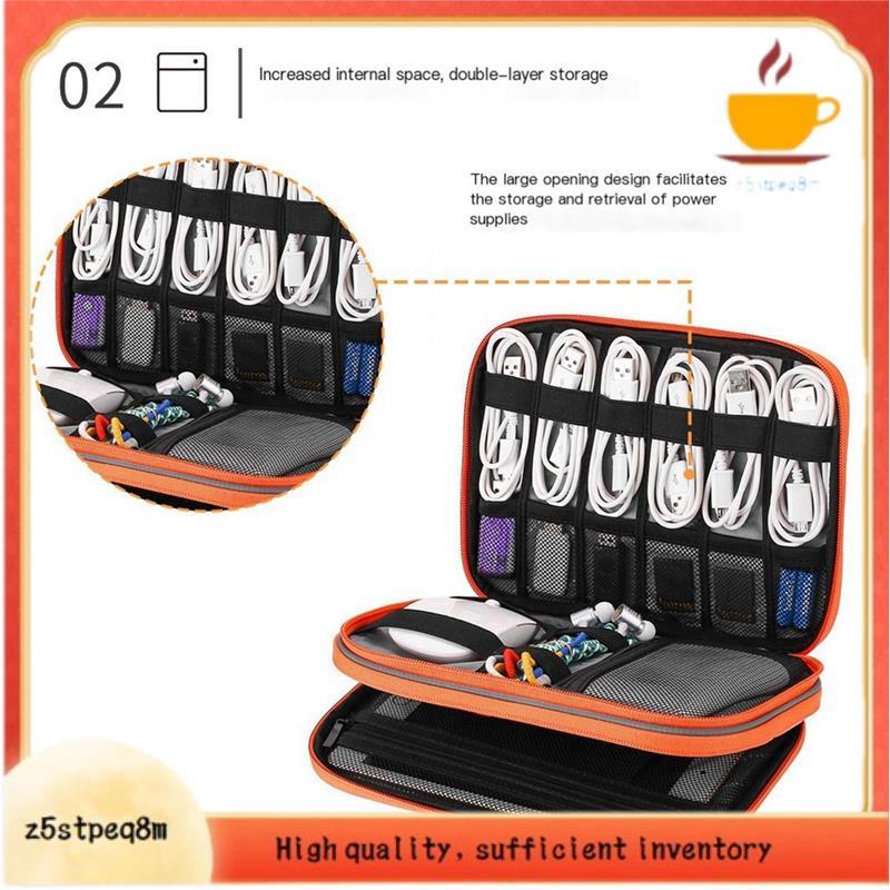 Organizador Eletrônico Digital Bolsa Portátil USB Linha De Dados Carregador Plug Saco De Armazenamento Caso Cabo Viagem