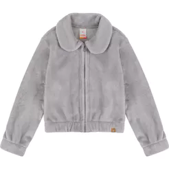 Jaqueta Cropped Peluciada Infantil Menina Marisol