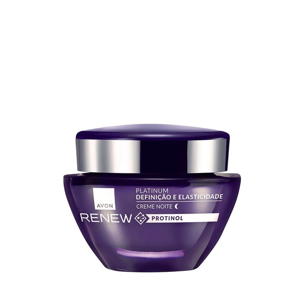 Creme Avon Renew Platinum Noite 50g