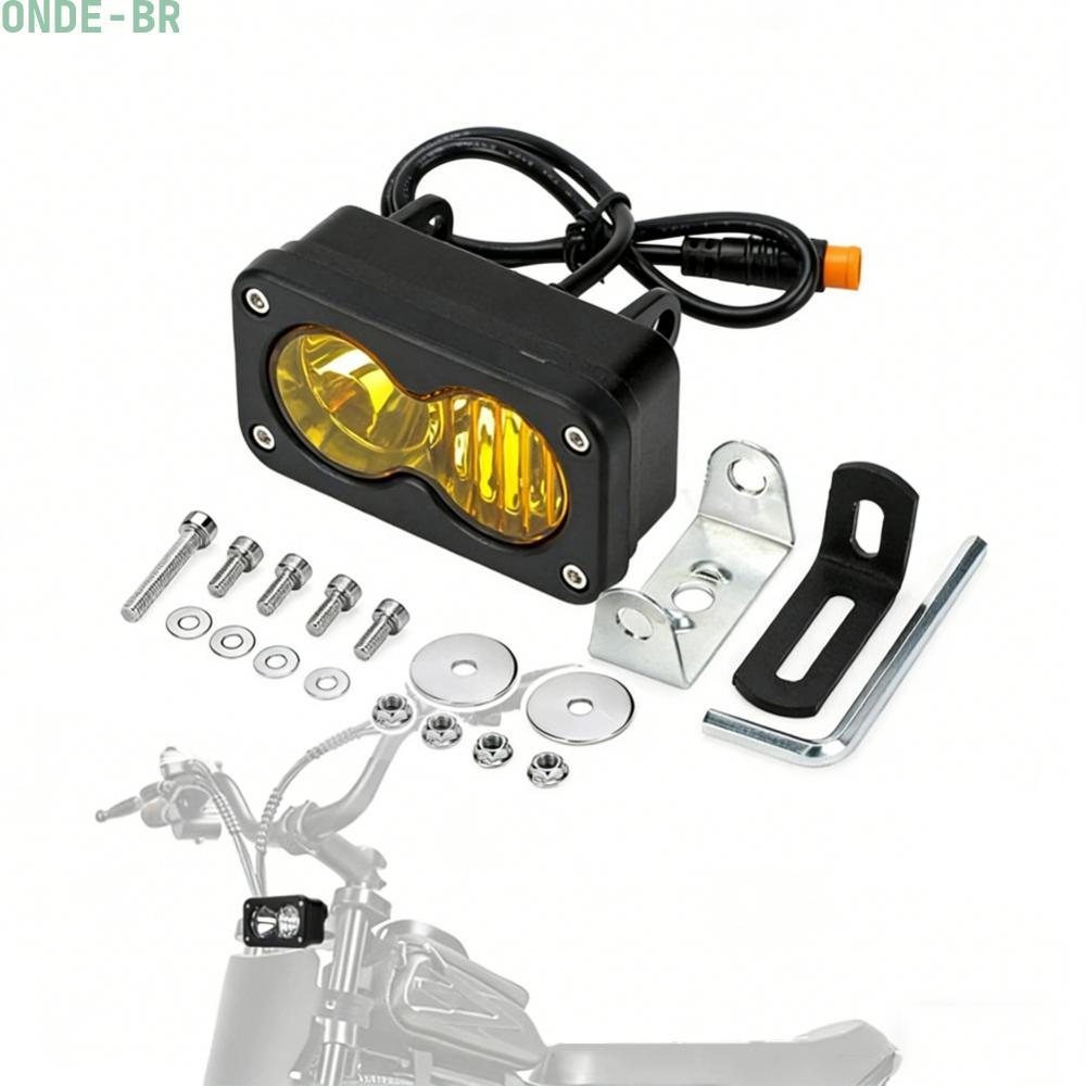 LED Headlight Kit IP68 Waterproof Rating CNC Aluminum Housing TIR Lens
