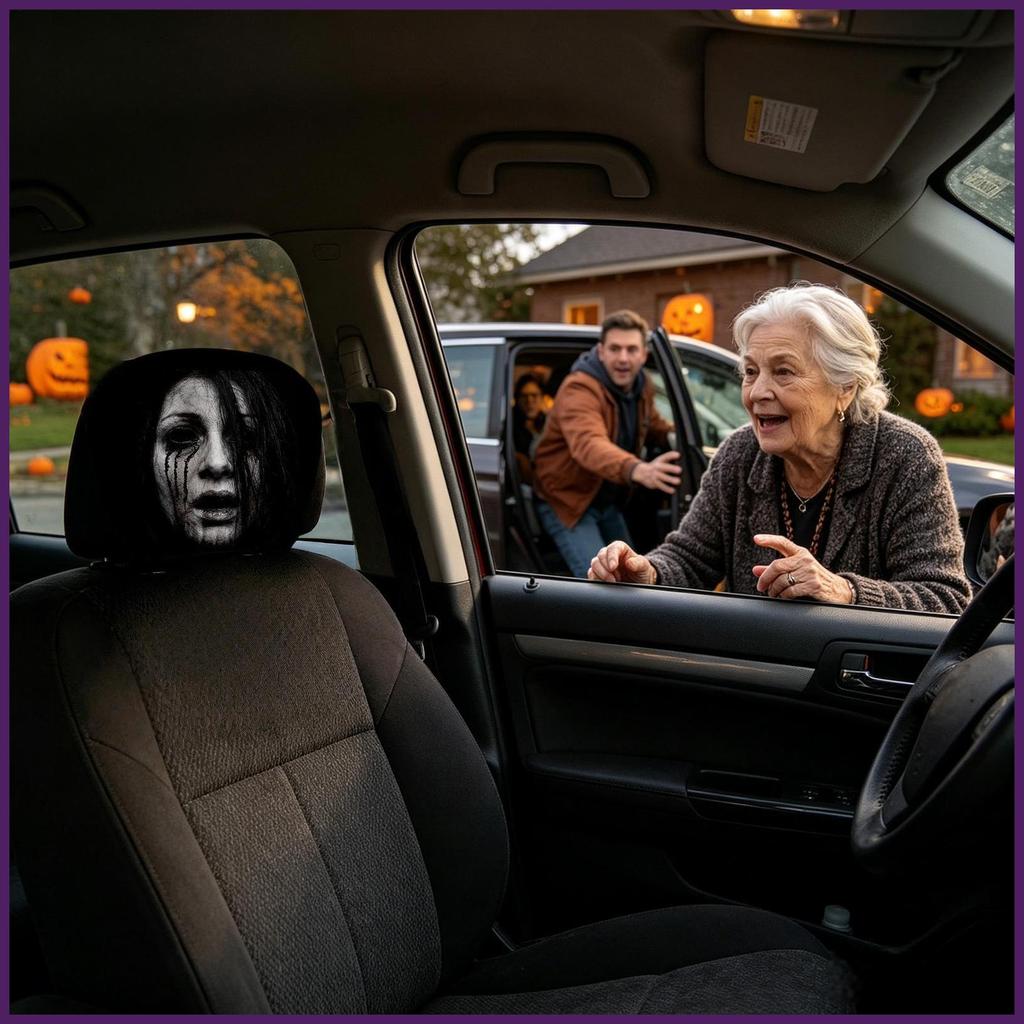 Capa De Encosto De Cabeça Engraçado Impressão Dos Desenhos Animados Auto Decoração Interior Assento De Carro Protetor Pa