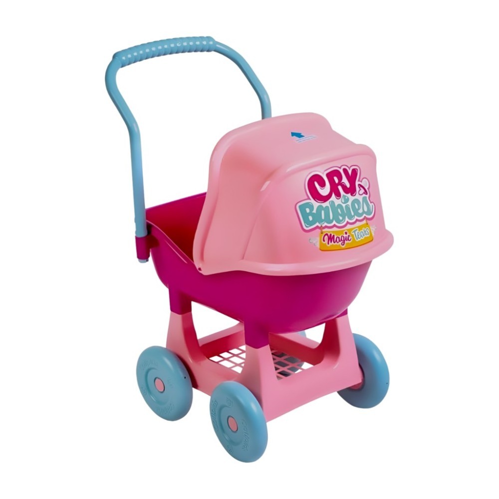 Carrinho de Boneca Cry Babies Cotiplás