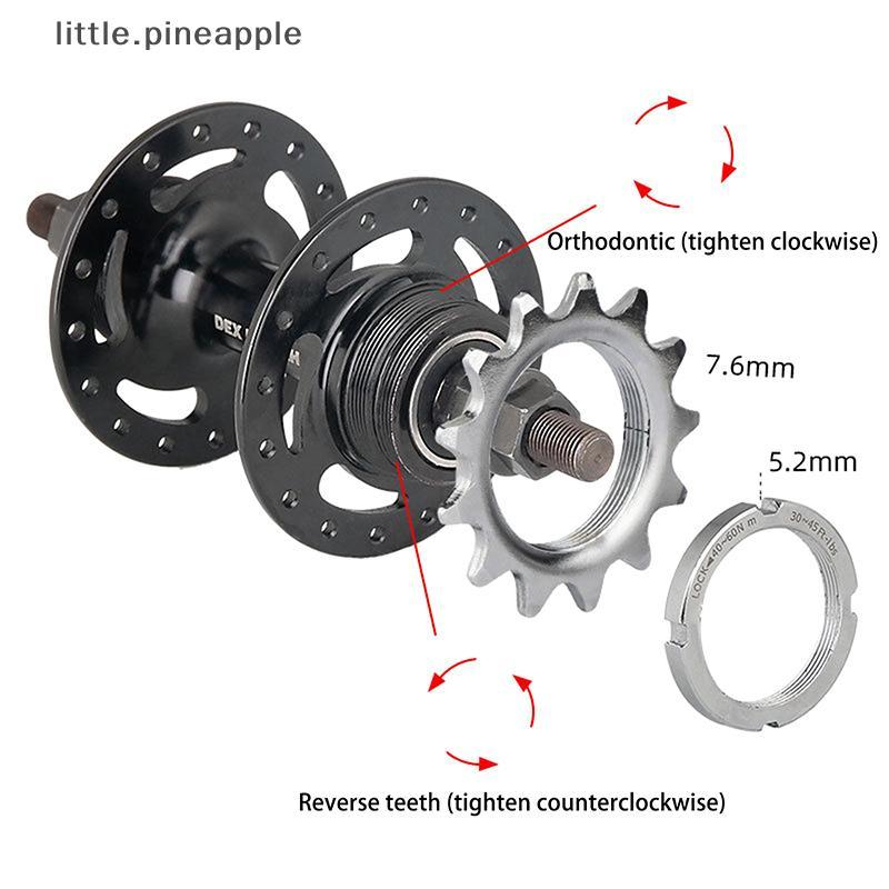 [Pine] 13T/14T/15T/16T/17T/18T Engrenagem Fixa 1 Velocidade Rodas De Roda De Bicicleta Sproet Loing Para Boutique De Cub