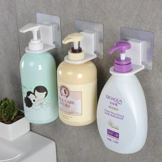 Cabide de Gel de banho sem perfuração, Shampoo, lavagem, líquido para lavar louça, forte, sem marcação, prateleira de pa