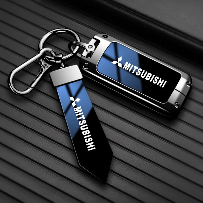 Capa Protetora para Chave de Carro Mitsubishi em Gradiente Azul para Mitsubishi 2023 Xpander Outlander ASX Pajero Eclips