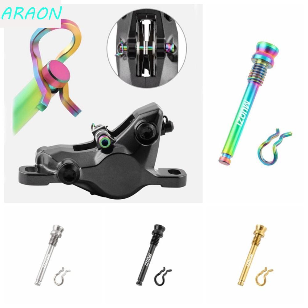 Parafusos De Freios A Disco De Bicicleta ARAON , Clipes De Mola De Pinos Com Clipe De Fixação Pastilha De Freio , M4 * 2