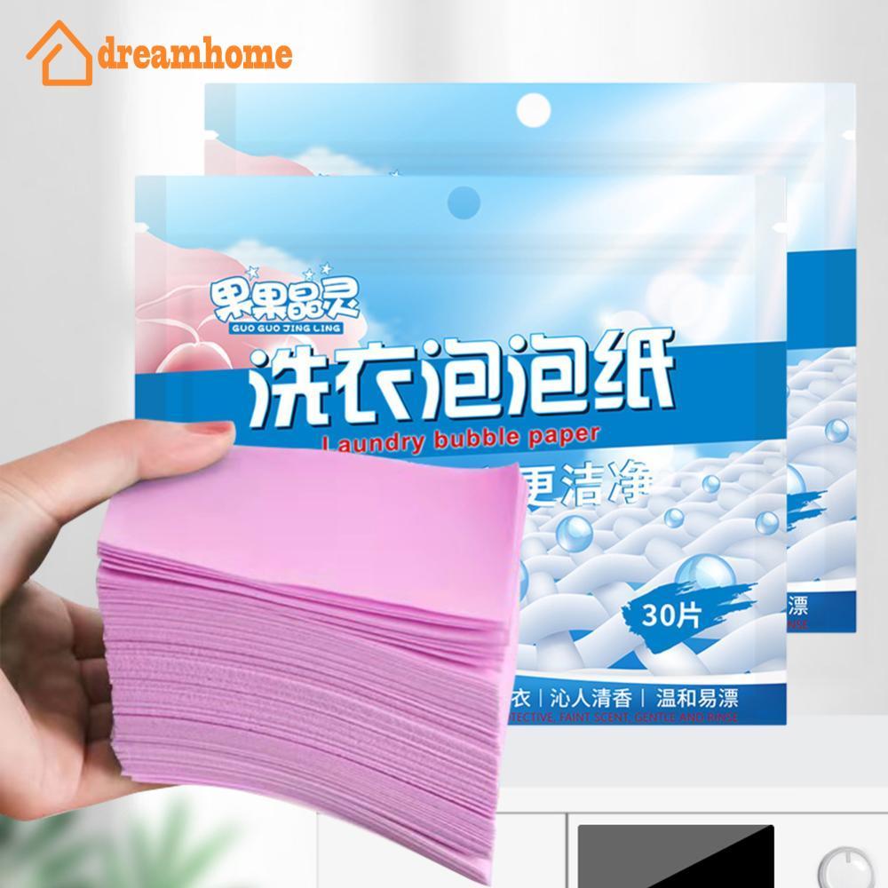 DREAMHOME 30 Pçs Comprimidos De Lavanderia Limpeza Roupas Infantis Underwaer Sabão Concentrado Detergente Em Pó Para Máq