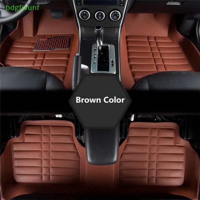 BDGF 5 Pcs Universal Car Auto Floor Mats FloorLiner Tapete Dianteiro E Traseiro Para Todos Os Climas BR
