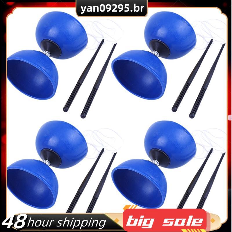 Haste De Agitação De Duas Cabeças Diabolo Estudantes Infantis E Idosos Equipamento De Treinamento Sensorial De Fitness A
