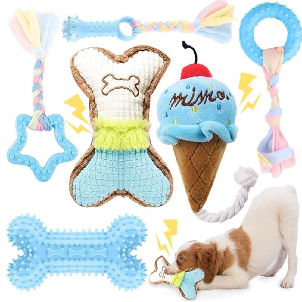 2026 novo estilo brinquedos para animais de estimação brinquedos para cães conjunto de brinquedos de corda de algodão pa