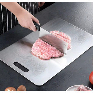 Tábua de Corte Slim Aço Inox Antibacteriana à Prova de Mofo para Carne e Cozinha