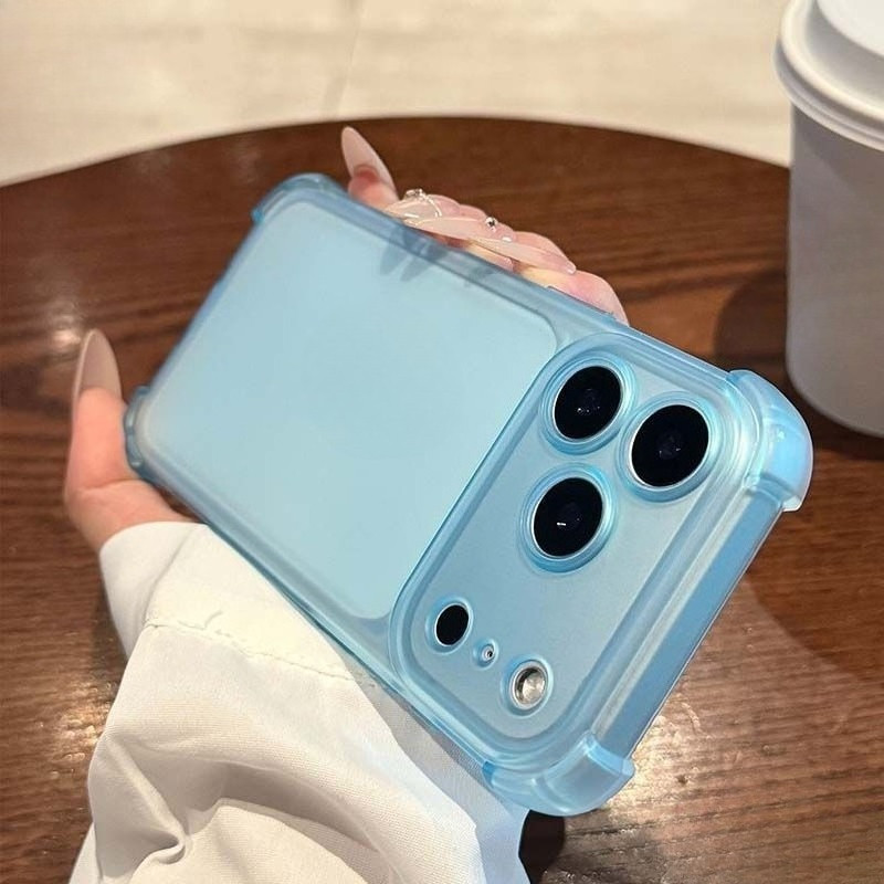Macio Fosco Doces À Prova De Choque Caso De Telefone Para iPhone 17 Ar 16 15 14 13 12 11 Plus Pro Max Translucidez Airba