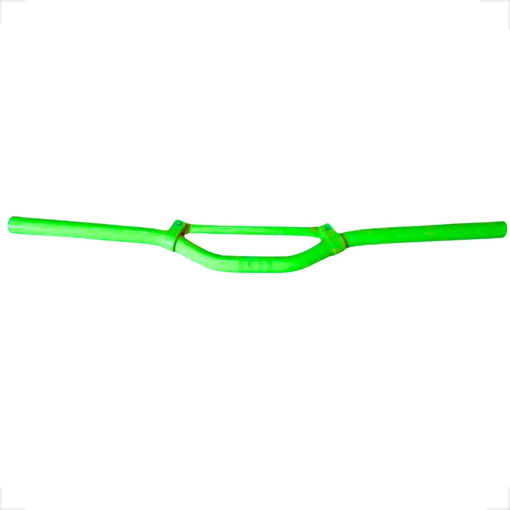 GUIDAO GUIDON BIKE BICICLETA ALUMÍNIO GUIDOM DH MTB MONTADINHA 22.2MM REFORÇADO VERDE NEON