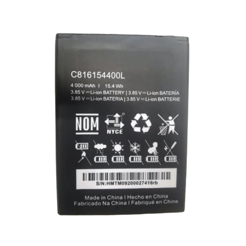 [Estoque pronto] Adequado para BLU G60 BLU C816154400L Nova bateria de grande capacidade 4.000mAh