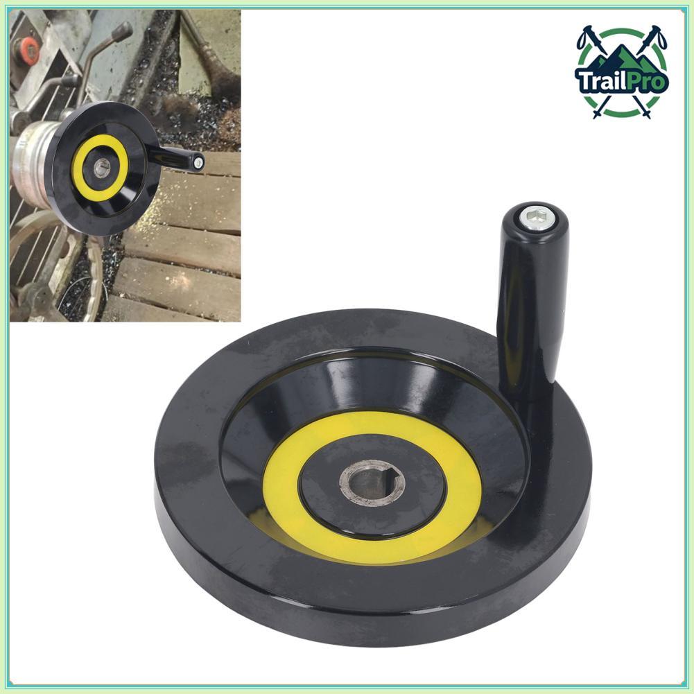 TrailPro Volante de torno 16x160mm, volante traseiro com alça removível para fresadoras