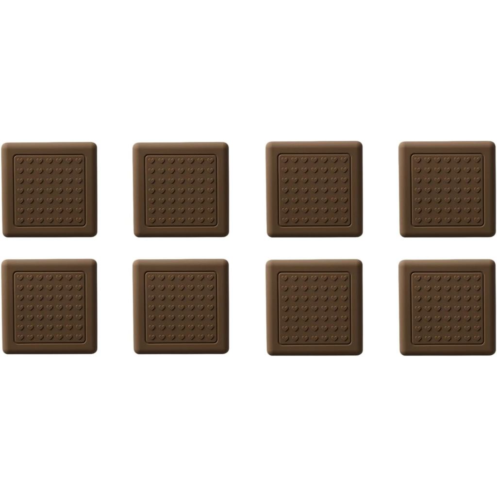 8 Pack Anti-Slip Cutting Board Stabilizer Pads Cutting Board Feet, Self-Adhesive Waterproof Rubber Feet for Furniture, N